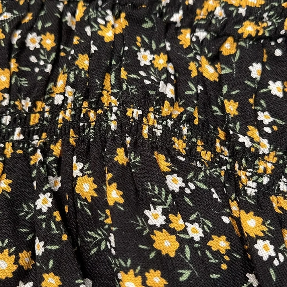 TAHARI Girls Printed Woven Dress With Scrunchie / NWT/ Size 6